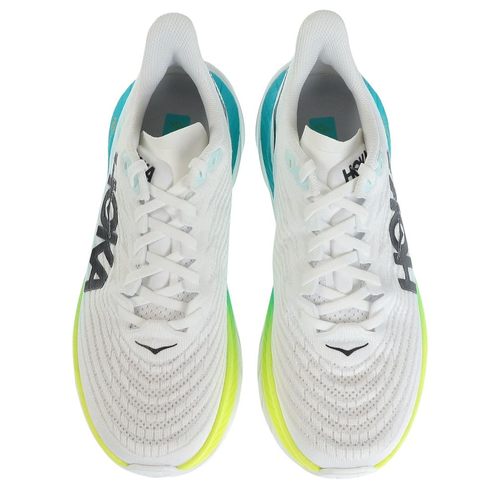 HOKA ONE ONE MACH 5 GLASS WHITE/BLUE 25.5CM