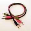 Modular Synth Patch Cable Set Moss [LAMBDA] (white, Black, Brown, Green, Pink) (30cm)