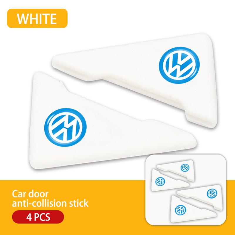 Silicone Car Door Bumper Stickers Anti-collision Paint Surface Guard For Volkswagen VW Scirocco Jetta Beetle Golf 4 5 6 Passat