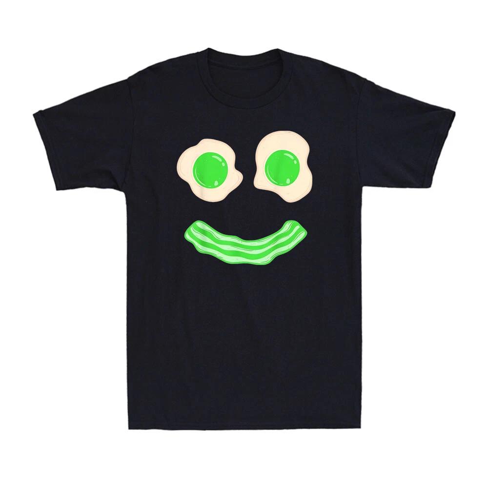 Green Eggs Ham Smile Face Brunch Breakfast Costume Novelty Men s T-Shirt XS