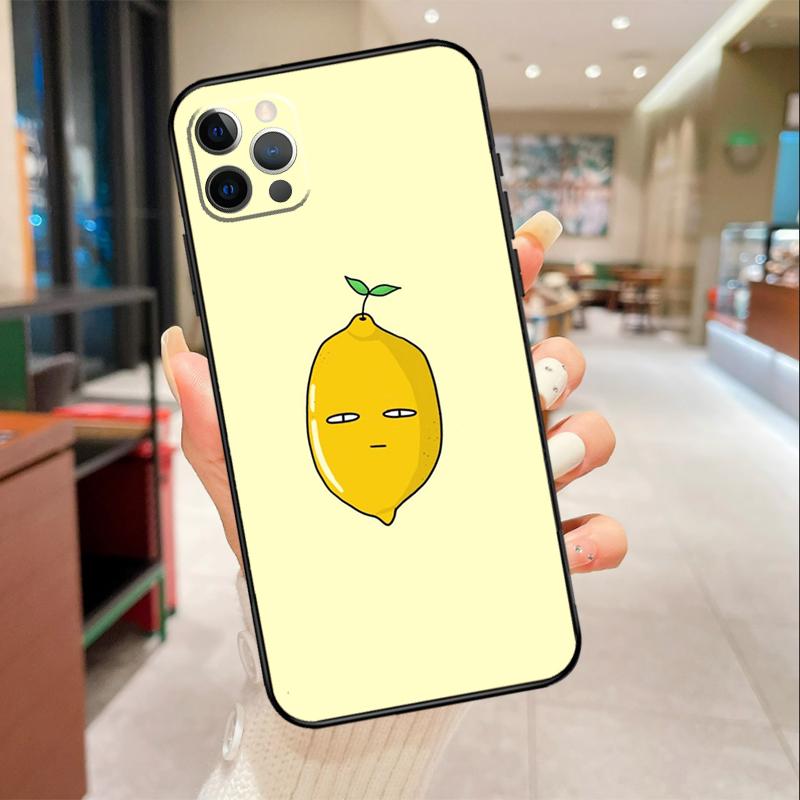 Lemon Fruit Phone Case For iPhone 17 16 15 14 13 12 11 Pro Max mini 16 Plus 16e 17 Air Protective Cover