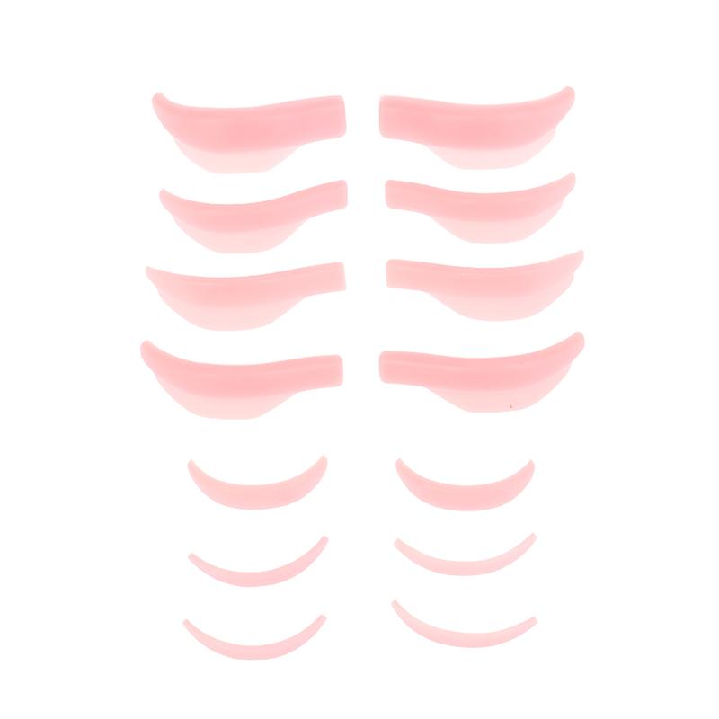 7 perechi ondulator de permanentă pentru gene din silicon Tampoane de protecție pentru permanentă pentru gene Instrumente de machiaj