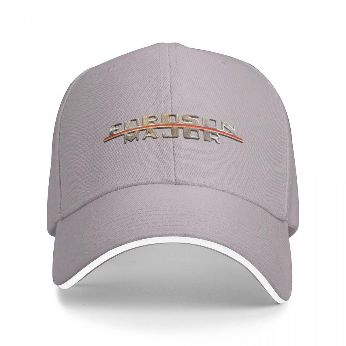 Kiki Cap Vintage 1959 Fordson Major Tractor Logo Baseball Caps Polychromatische Mode Baseball Caps Ademend Casual Outdoor Unisex As shown