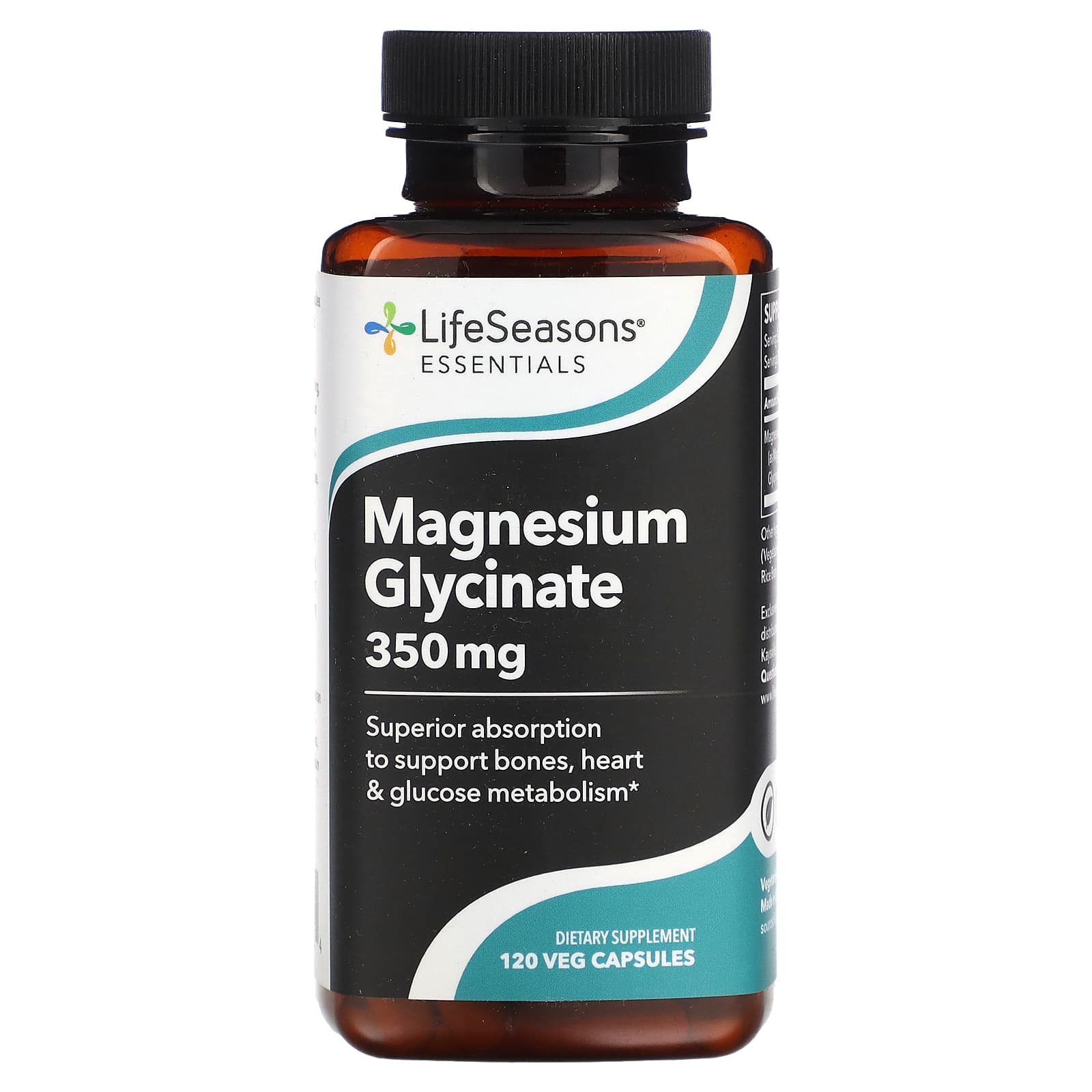 

Magnesium Glycinate, Veggie Capsules 120 (87.5 Mg per Capsule)