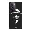 Phone Case - MANIACASE - Oppo Reno 12 Pro 5G - Silicone - Black and White - Monkey D. Luffy