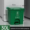Large Capacity Foot-Pedal Waste Bin