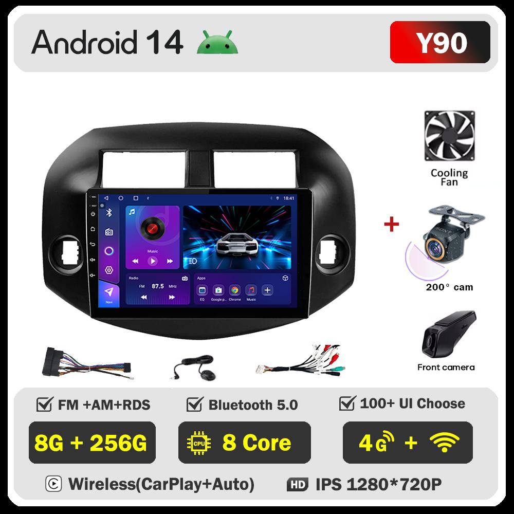 For Toyota RAV4 RAV 4 2005-2013 Car Radio Player Car Carplay Screen Autoradio Mirror Link Car Intelligent Systems Touch Screen