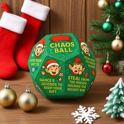 Hilarious Exchange Party Game Dice Exchange Gifts Family Game 12 Different Sides Christmas Stocking Stuffers for Men Women Family Friends Holiday