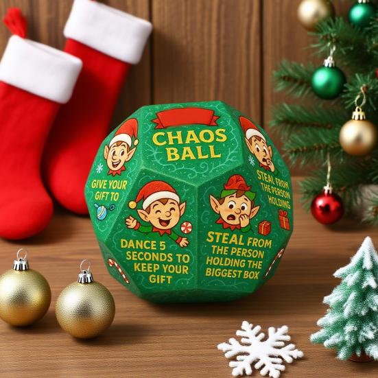Hilarious Exchange Party Game Dice Exchange Gifts Family Game 12 Different Sides Christmas Stocking Stuffers for Men Women Family Friends Holiday