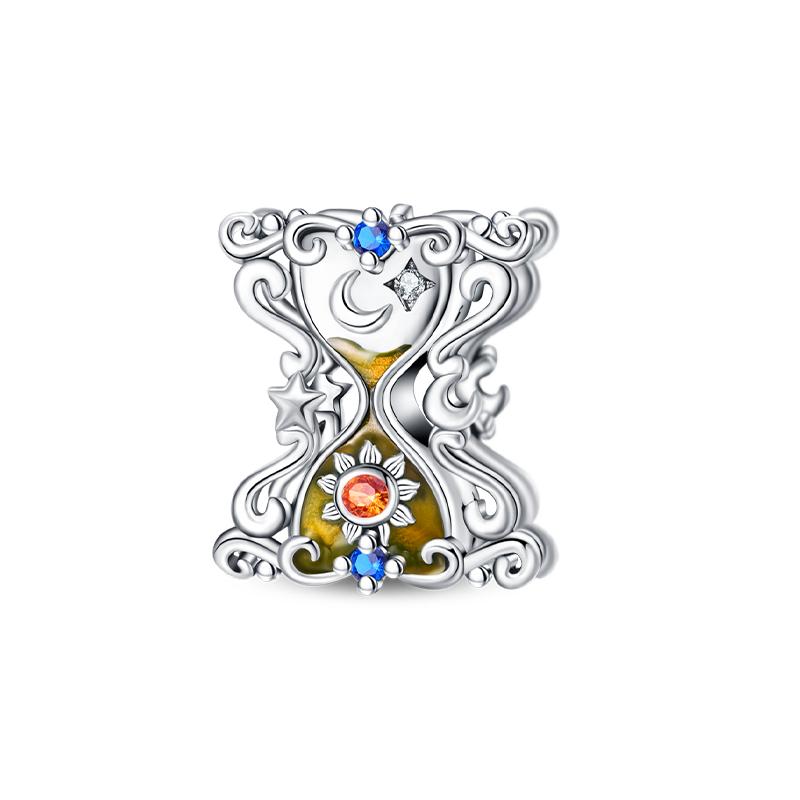 Lovers Charms 925 Silver Star Moon Sun Magic Tarot Cards Pendants Fit Qikaola 925 Original Bracelets DIY Birthday Jewelry Gifts