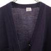 LANVIN Made in Italy Wool Blend Long sleeve knit cardigan S purple Women Used