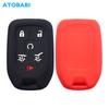 Silicone Car Key Case Smart Remote Control Fob Cover Skin For Gmc Sierra Acadia Terrain Yukon Chevrolet Silverado Suburban Tahoe
