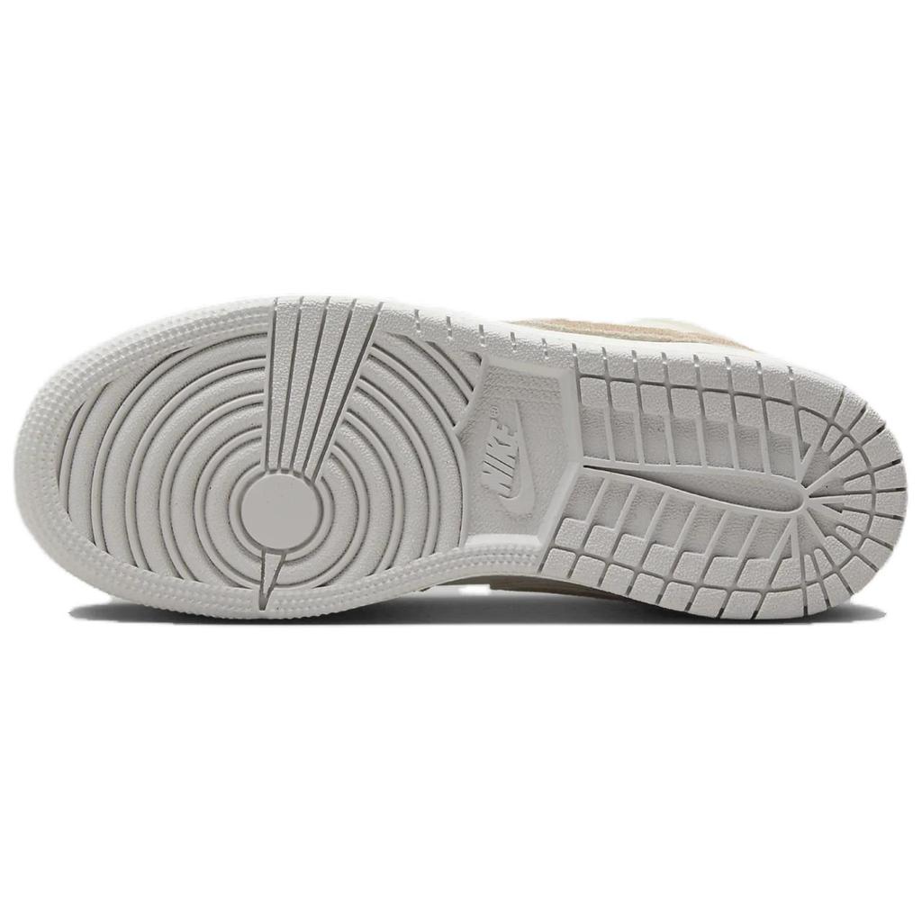 Zapatillas Air Jordan 1 Low SE GS Sail Archaeo Brown para Niños Crema Marrón Leyenda Gris Neutro HF1863-200