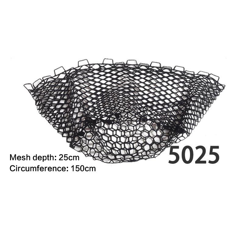 32/40/50Cm Portable Collapsible Fishing Net Wear-Resistant Rubber Mesh Fish Catch Trap Landing Outdoor Multifunctional Dip Net