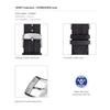 Morellato Genuine Leather Watch Water Resistant for Daily HYDROSPEED Includes Replacement Tool X5395B55019020 Strap, Use, Series, 20mm, Black,