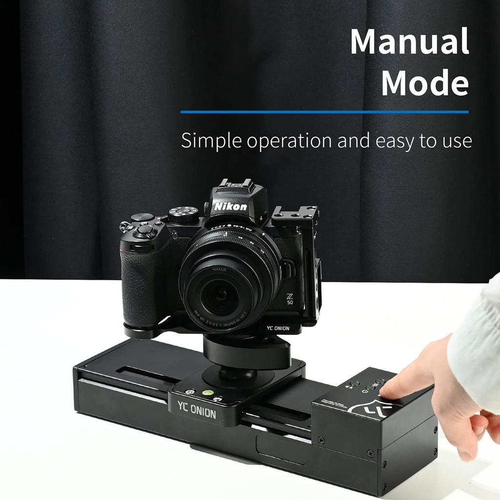 YC Onion Motorized Camera 26cm with App Slider Rail Track Compatible with YC Onion Maximum Load Capacity 10kg for DSLR Video and GoPros Slider,