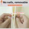 10Pairs Nail-free Magnetic Button Clips Strong Magnetic Magnetic Hook  Household Use