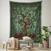 Flying Bird Tree of Life Tapestry Wall Hanging Bohemian Abstract Mysterious Witchcraft Hippie Tapiz Living Room Home Decor