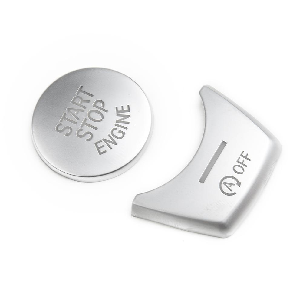 2 stuks Knopafdekking Chroom Voor BMW 5 / 6 / 7 Serie F10 GT F07 2011-2017