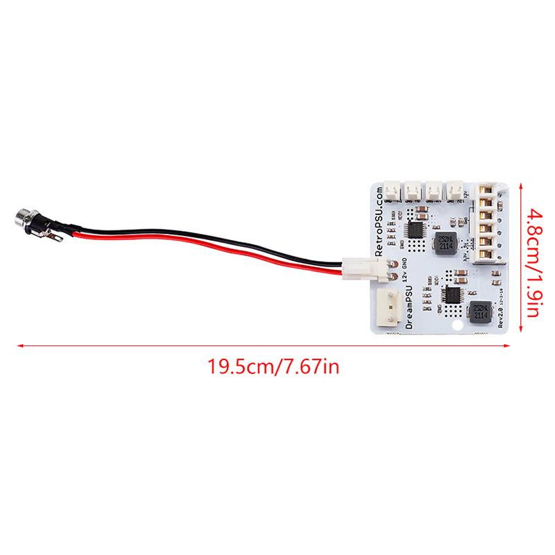 1 Satz Netzteil-Stecker-Ersatzkit für Sega Dreamcast Spielkonsole Dream Psu Rev2.0 12V Version Gamer