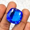 Natural Blue Sapphire Loose Gemstone Flawless 23x23mm Square Cushion Cut September Birthstone Gift