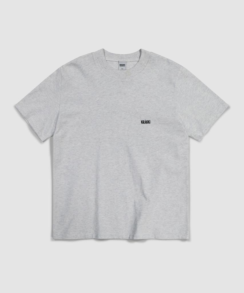Keulaeki [Women] Basic Logo Tee_M/Gray [Kr265Pwt401]