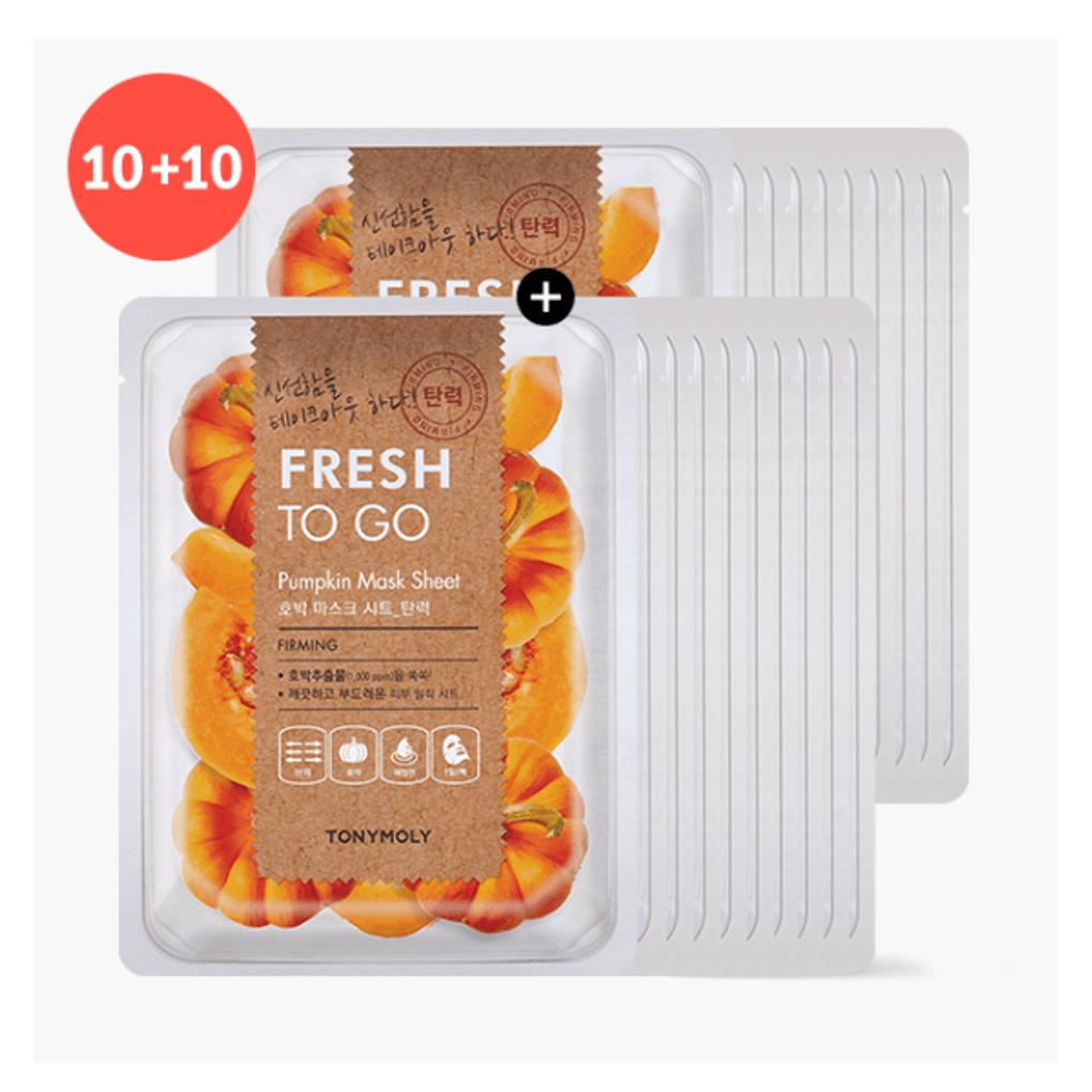 

Tony Moly Fresh To Go Mask Sheet Pumpkin (10+10)
