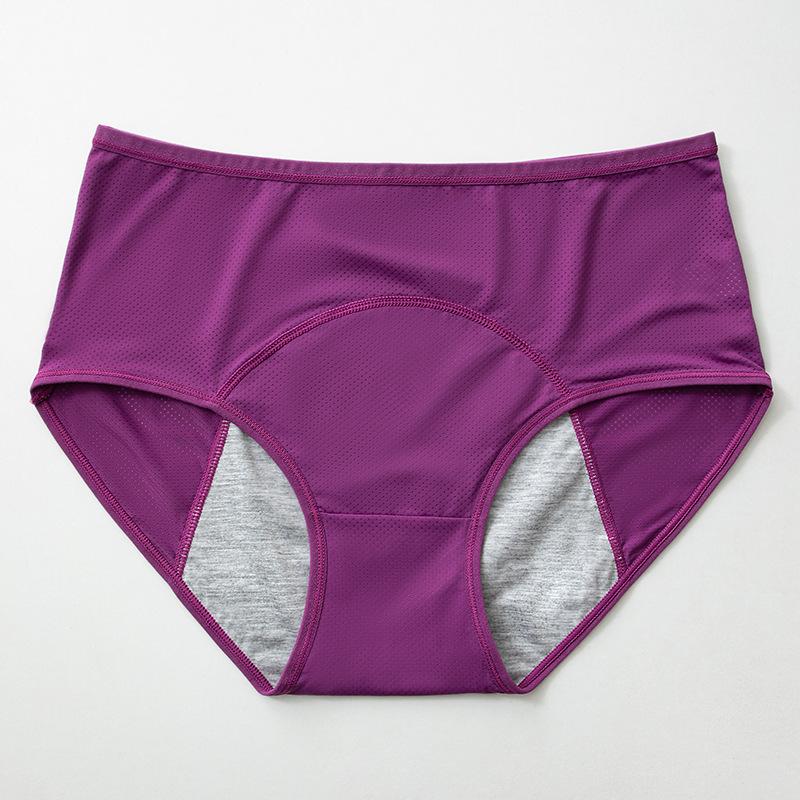 Women's Summer Thin New Ice Silk Period Leak Proof Physiological Underwear