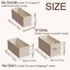 Foldable Clothes Storage Box Washable Multi Compartment Clothes Storage Organizers Breathable Thicken Foldable Storage Box