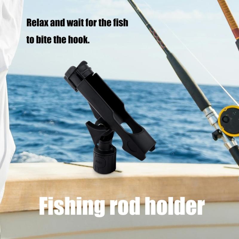 Fishing Rod Holder Track Mounted Fishing Rod Holder for Kayak Heavy Duty Boats Rod Holder 360 Degree Rotating