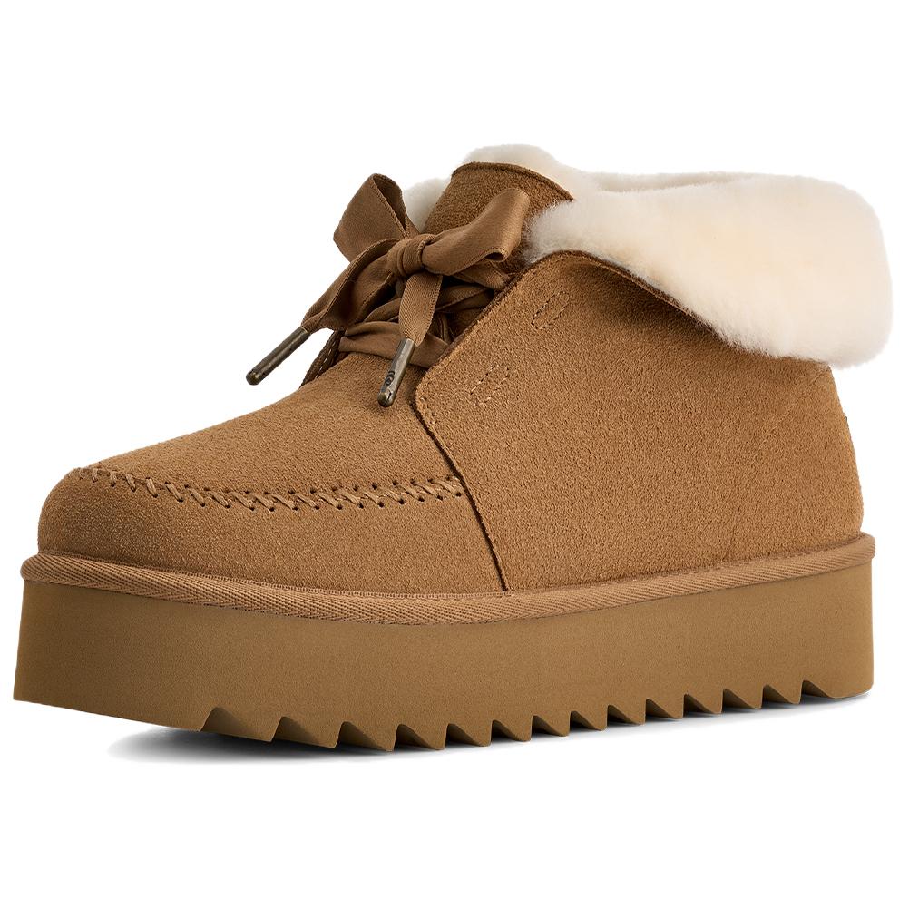 UGG Short Snow Boots Warm Simple Comfortable Women boots Brown 1174570-CHE