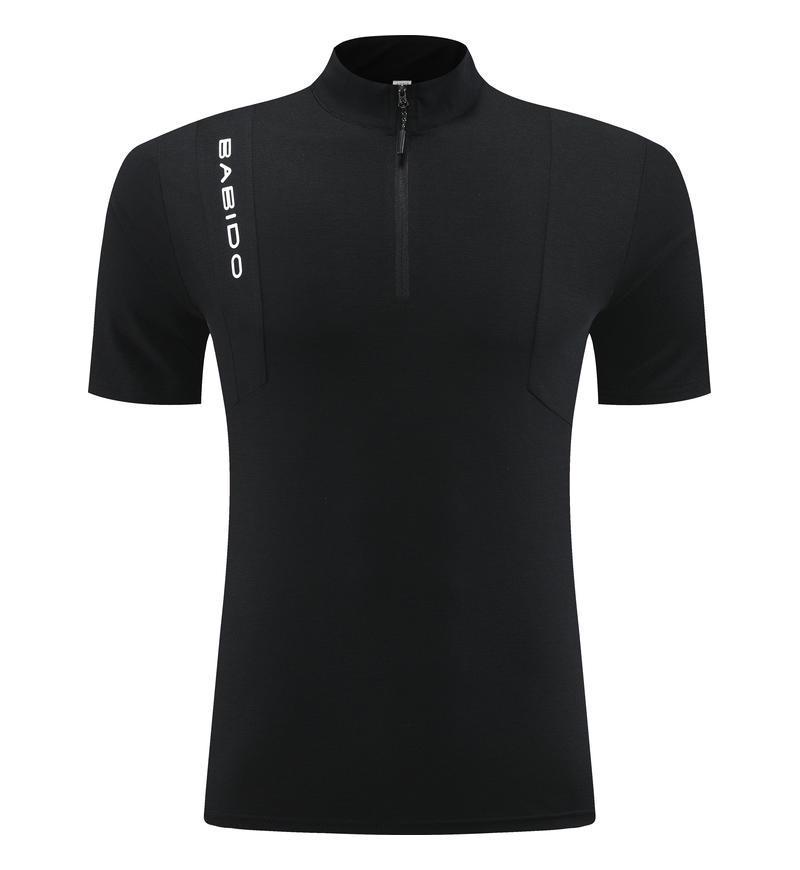 Adult & Children's Quick Dry Half-Zip Sports T-shirt for Table Tennis, Badminton & Fitness