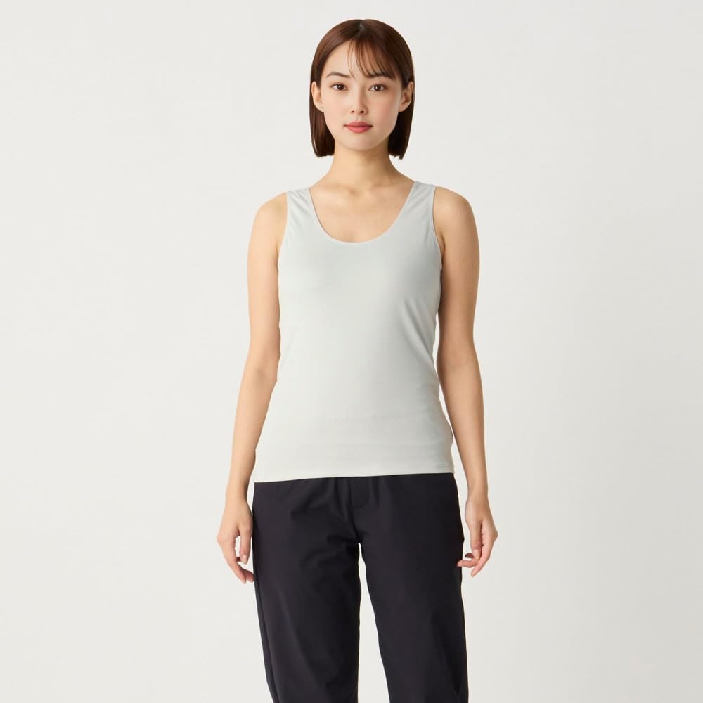 Mizuno Premier Cool Innerwear Ice Touch Tank Top Shirt, Cooling Feel, C2JAC312, Vapor Silver, Size M