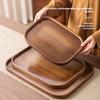 Gianxi Japanese Bamboo Household Tray Rectangular Hotel Solid Wood Dinner Plate Afternoon Tea Dessert Dim Sum Plate Tea Tray