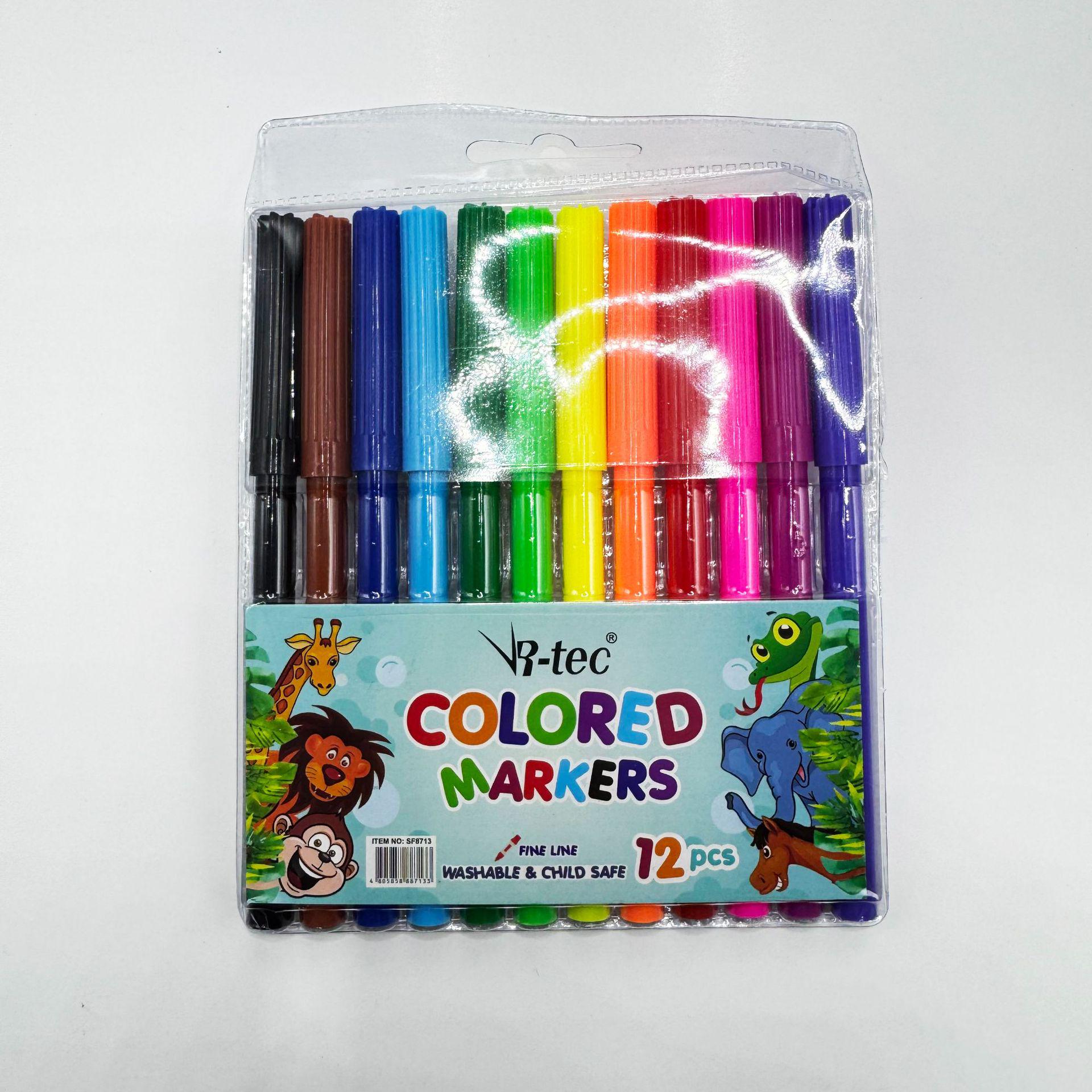 Washable 24-Color Children s Watercolor Markers Set
