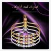 6MM Full Diamond Adjustable Titanium Steel Bracelet - Trendy and Versatile Unisex Fashion