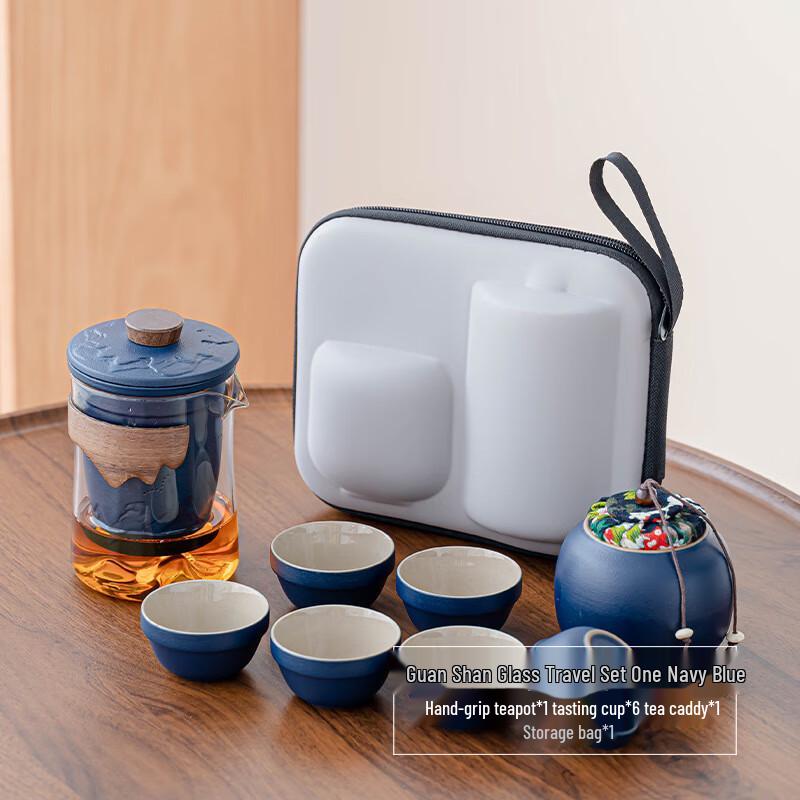 

Guanshan Portable Outdoor Glass Tea Set