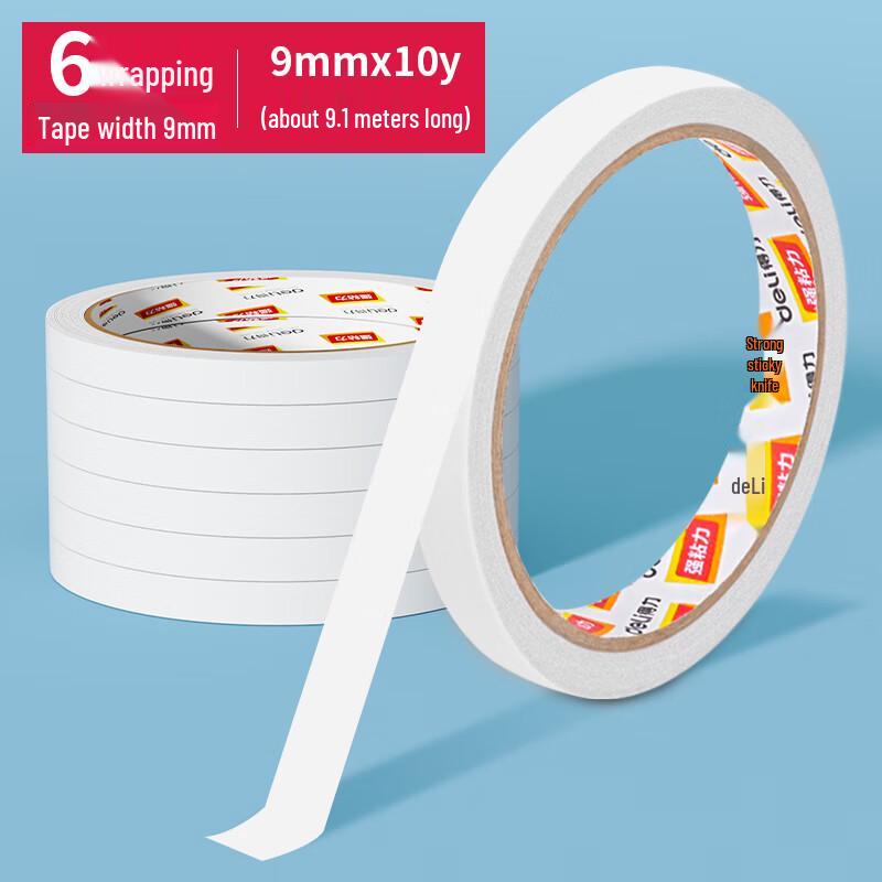 Deli High-Viscosity Double-Sided Thin Paper Tape