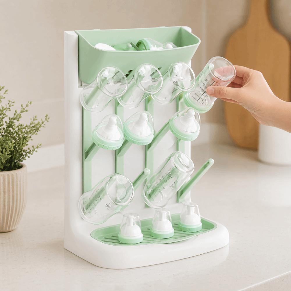 Multi Tiered Baby Bottle Drying Rack Multi-layer Storage Rack Kitchen Counter