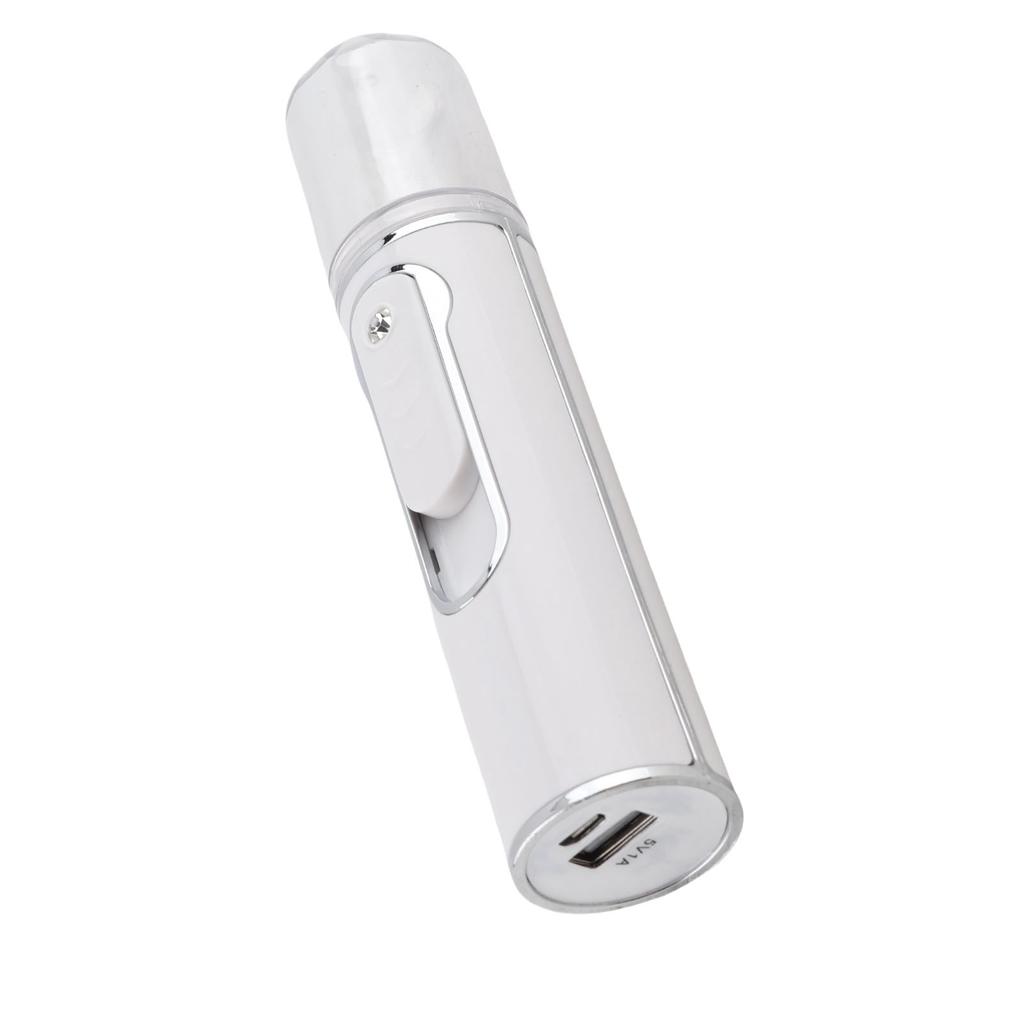 Portable Nano Facial Mister Mini Facial Steamer USB Rechargeable Mist Humidifier with 30ml Visual Water Tank for Face