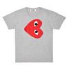 Popolare nuova versione giapponese di T-shirt per coppie Kawaku amore uomini e donne con la stessa stampa a maniche corte CDG gioca Baoling
