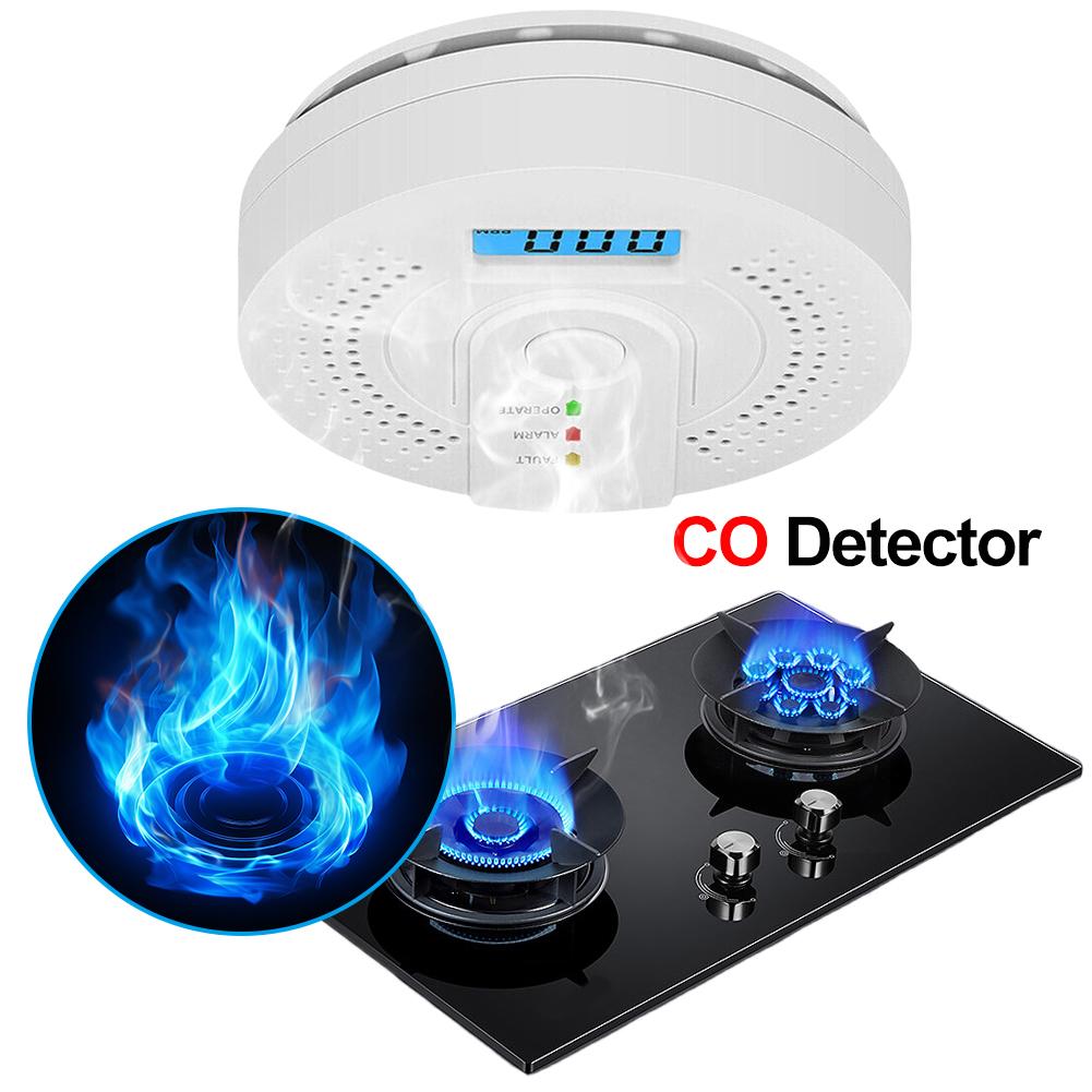 

Digital Warning Alarm Sensor Sound Warning Battery Powered CO Gas Monitor Alarm Detector Portable CO Detector for Home Warehouse China Mainland