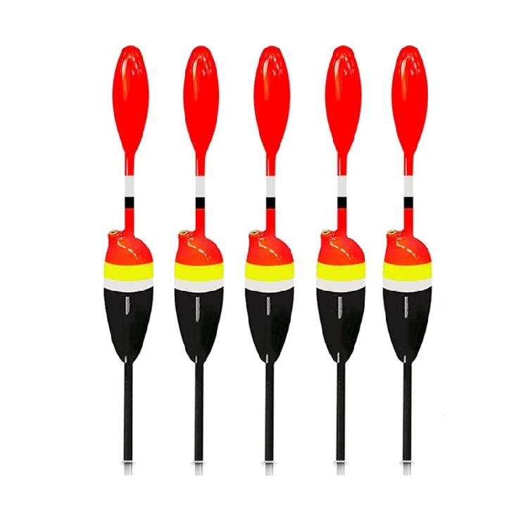 5pcs Fishing Tackle Crappie Trout Fishing Bobbers Balsa Floats Fishing Floats and Bobbers for Fishing Slip Bobbers