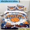 3pcs Custom Name New York Football Bedding Set Includes 1 Duvet Cover & 2 Pillowcases for All Seasons Dormitory Home Decor Christmas gifts