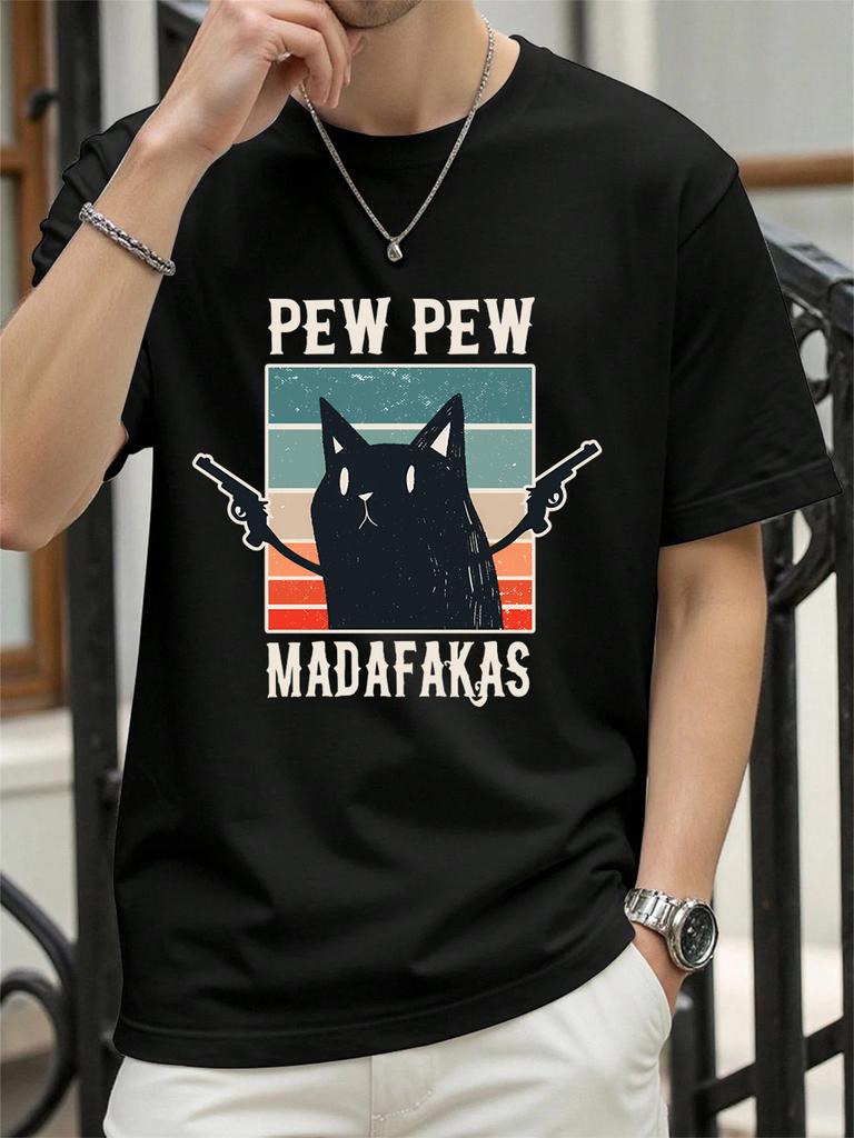 Pew Pew Madafaks Cute Funny Printing TShirt Women Cotton Summer Short Sleeve Comfortable Soft ONeck Tops Street Womans Clothes
