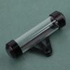 Motorcycle Secure Tube Tax Disc Holder Universal Motorbike Tax Disc Tube Cylindrical Holder Frame Waterproof with Screwdriver