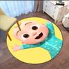 CoComelon Printed Round Rug Carpet Chair Rug Area Rug Entryway Doormats,for Office Chair Living Room Bedroom Kitchen Room.