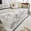 Flower Print Sofa Cover Blankets Outdoor Camping Picnic Large Blanket Leisure Beach Towel Travel Rug Sofa Mat