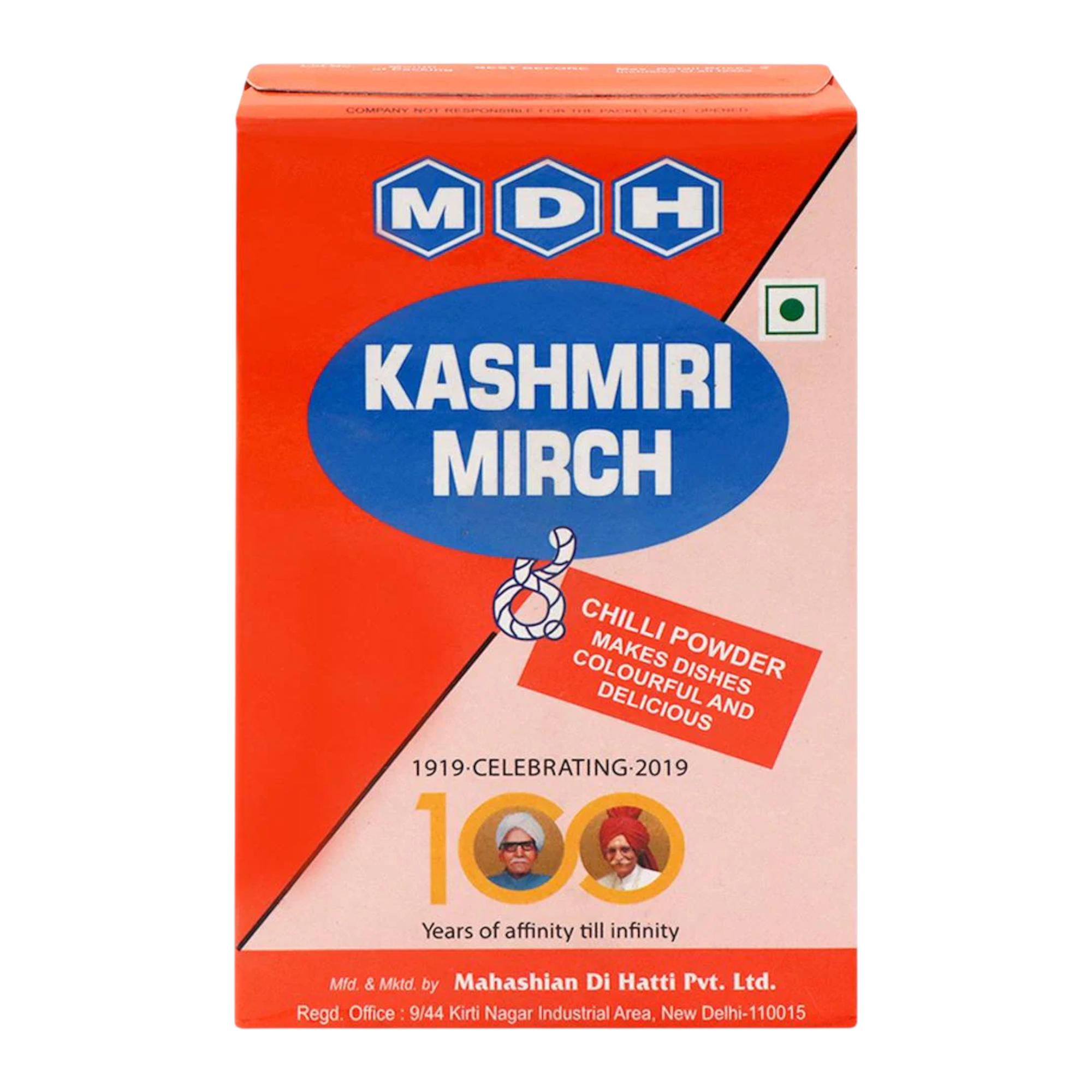 MDH Kashmiri Mirch Red Chilli Powder 100 g Pack Of 1 For Rich Color Aromatic Cooking And Tandoori Style Dishes