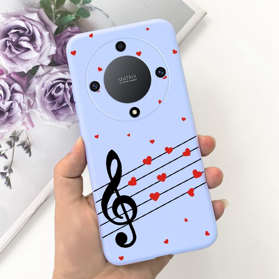 Für Honor Magic6 Lite Hülle Honor X9b Hübsche Mädchen Sonnenblumen Hülle Weiche Silikon Handyhülle Für Honor Magic6 Lite HonorX9b Bumper